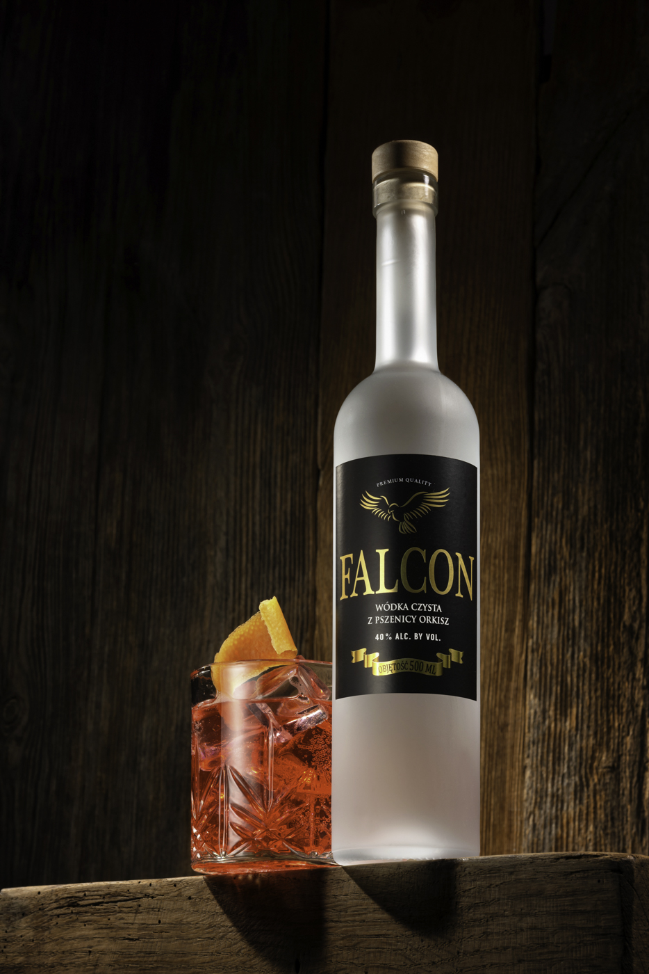 Falcon Vodka- Fotografia reklamowa