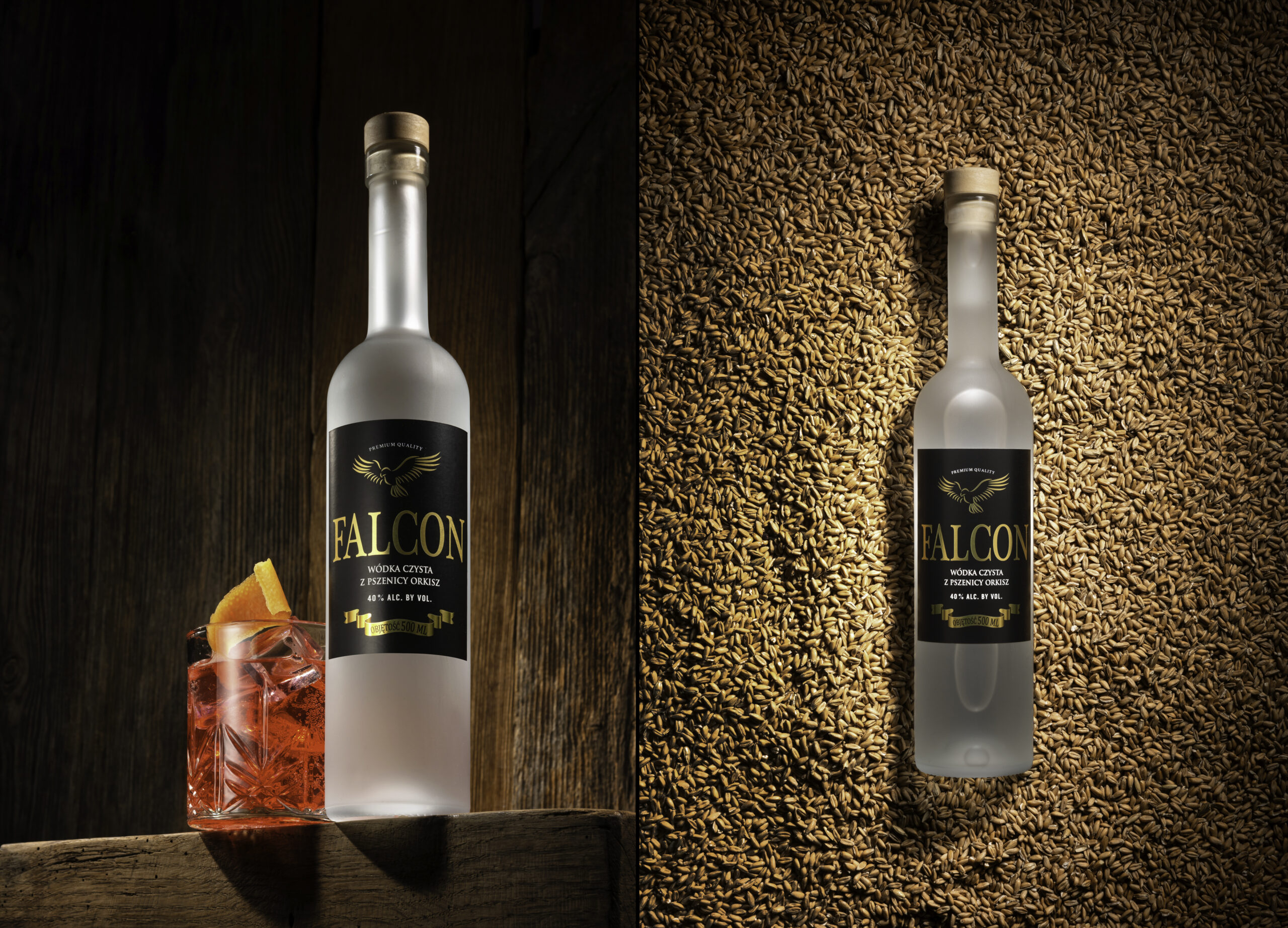 Falcon Vodka- Fotografia reklamowa