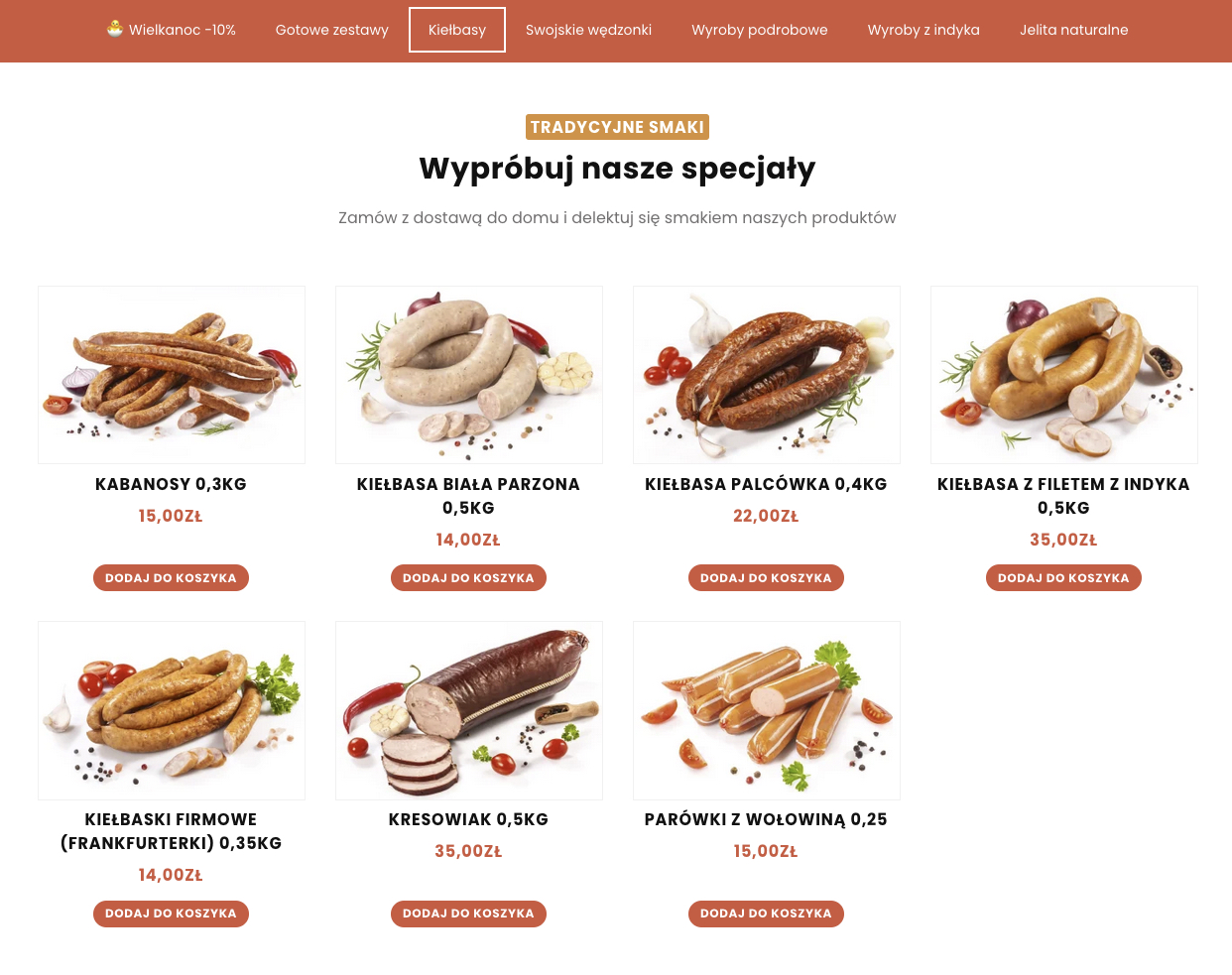 Fotografia produktowa wędlin