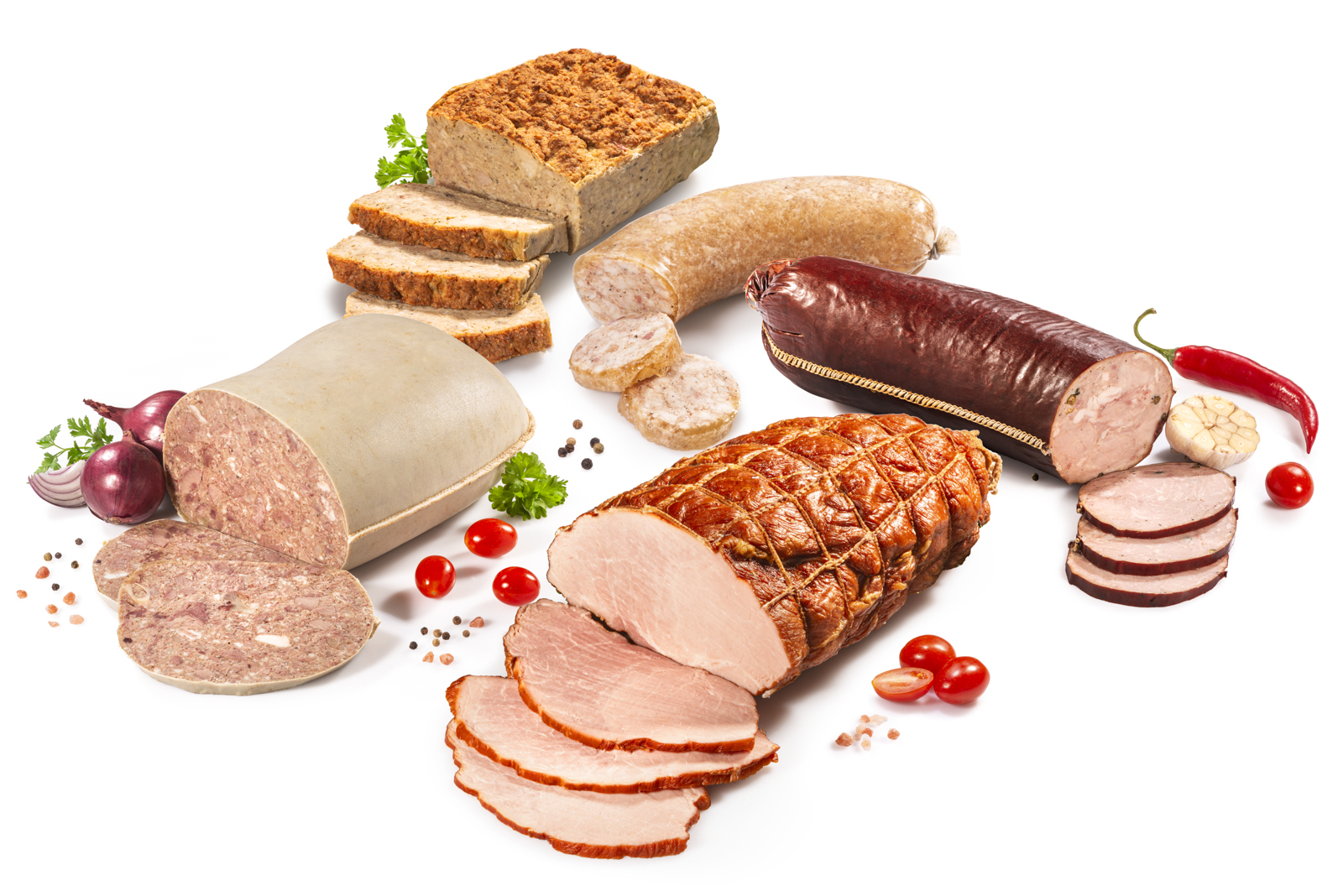 Fotografia produktowa wędlin