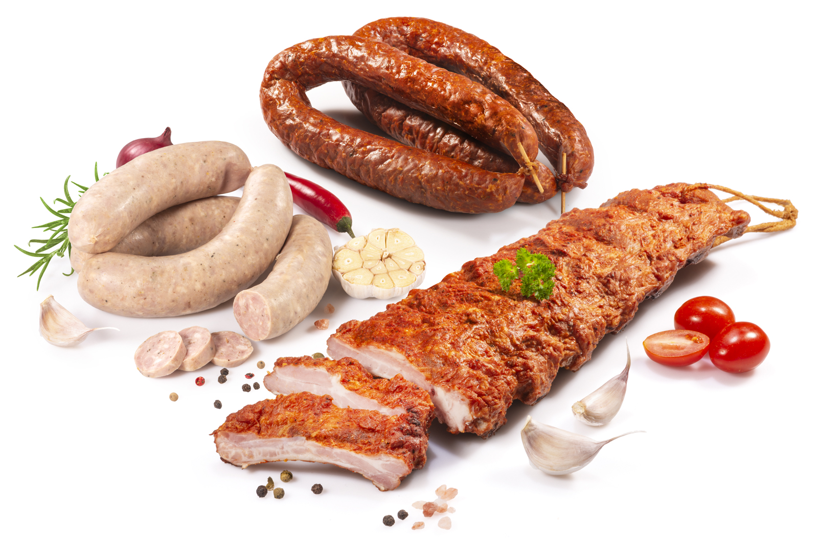 Fotografia produktowa wędlin