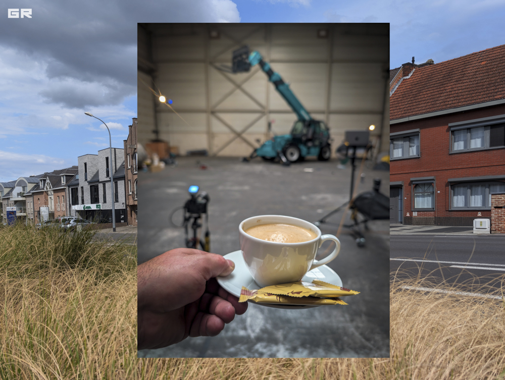 Construction machinery photo session in Belgium